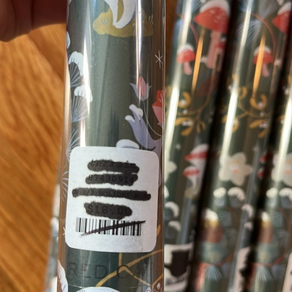 Anthropologie Woodlawn Wrapping Paper 5 Rolls NWT